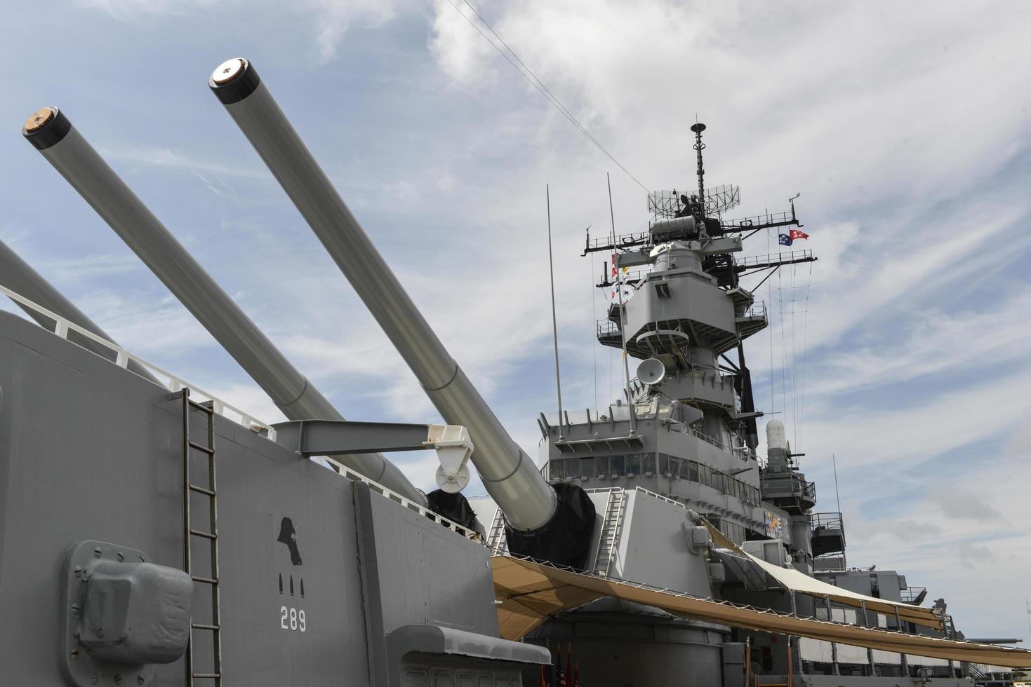 The Battleship USS Missouri Deck photo