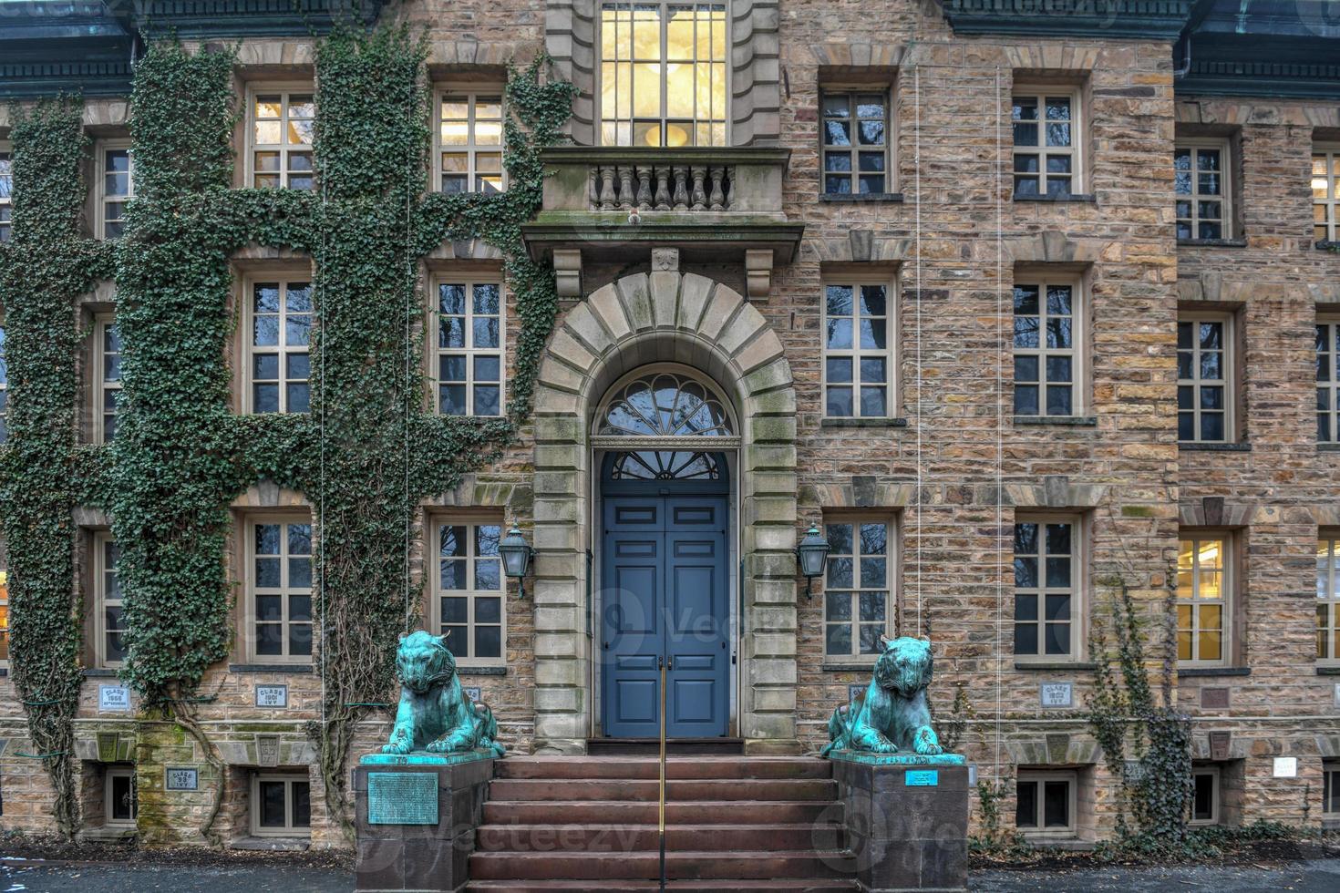 Nassau Hall, a national landmark in Princeton University. Nassau Hall photo
