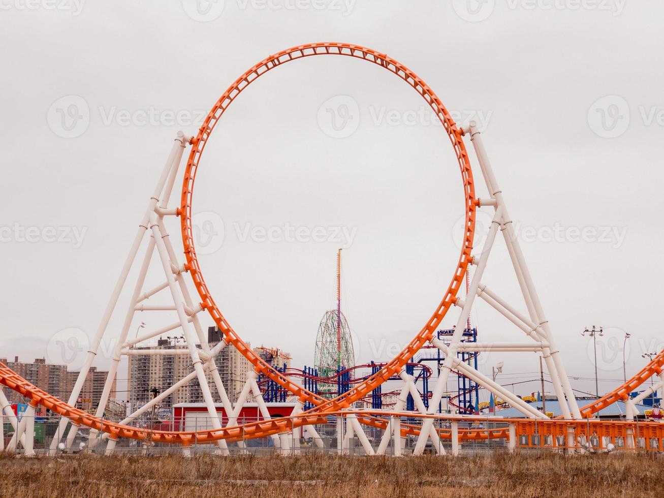 parque de atracciones coney island en brooklyn, nueva york foto