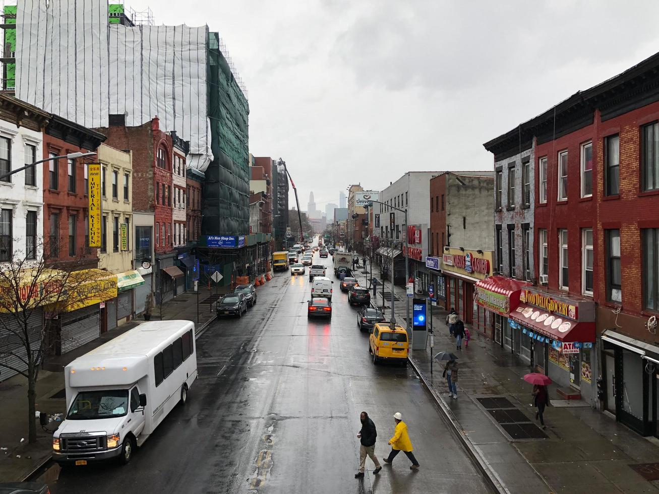 Brooklyn, New York - Fulton Street in the Clinton Hill Neighborhood of Brooklyn, New York. photo