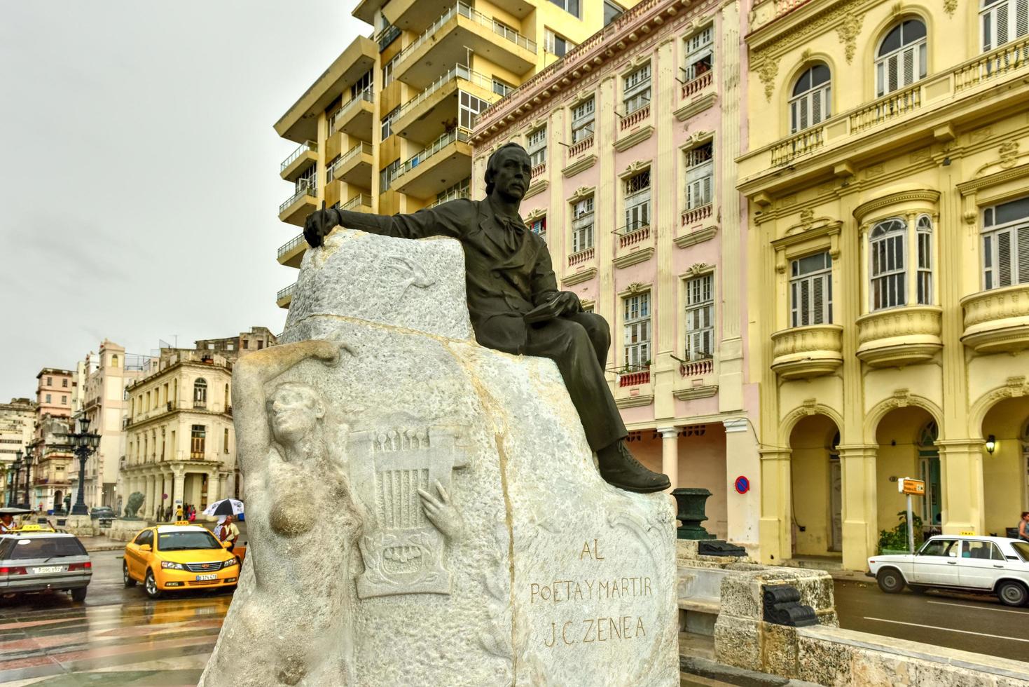Juan Clemente Zenea Monument in Havana, Cuba, 2022 photo