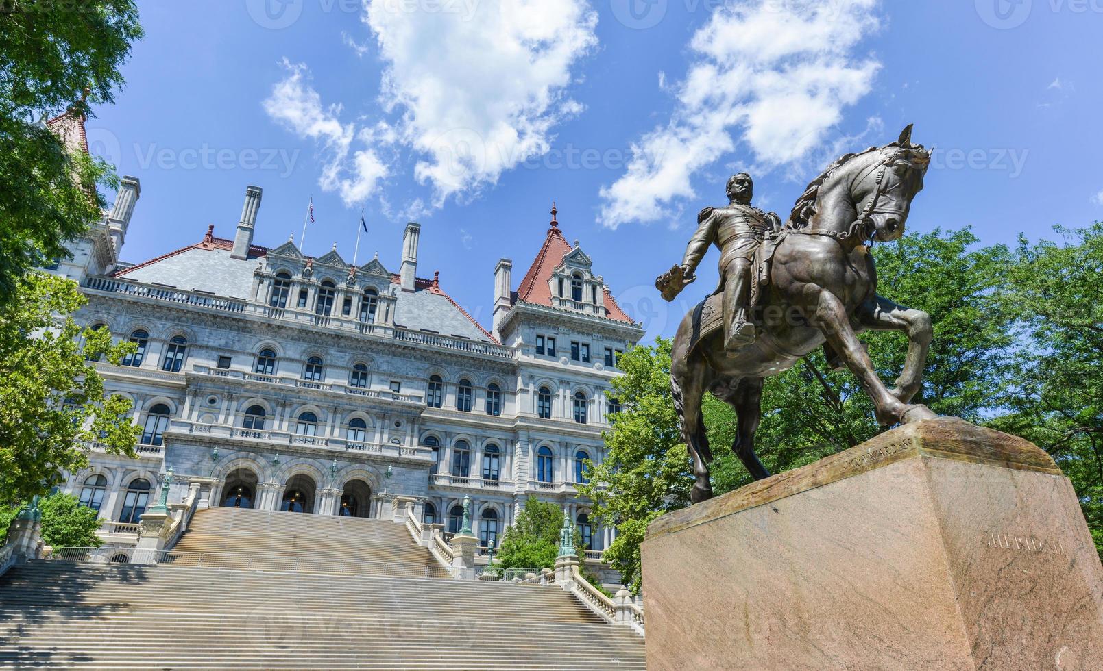 edificio del capitolio del estado de nueva york, albany foto