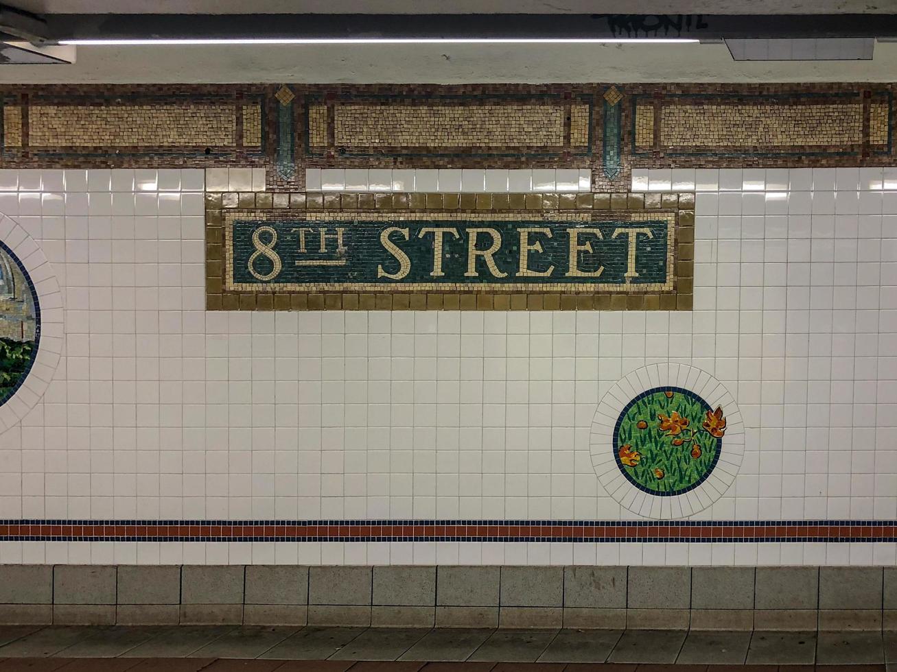 8th Street Subway Station - New York City, 2022 photo