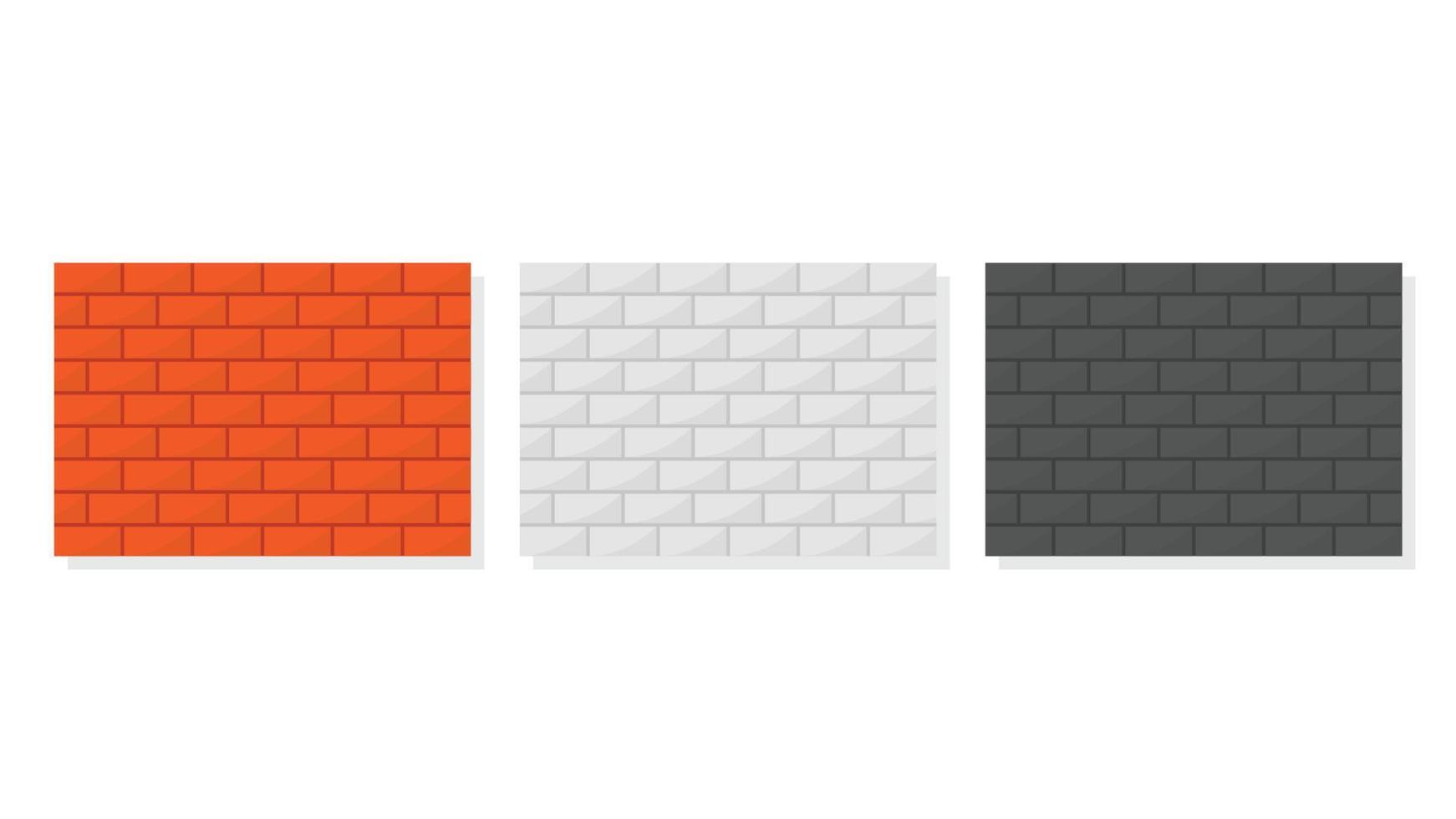 Brick wall vector. brick pattern. brick wall on white background. vector