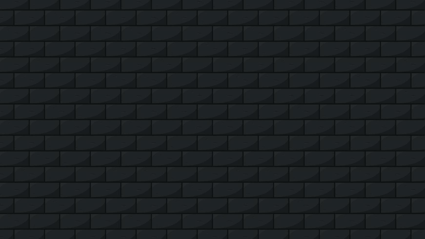 Brick pattern wallpaper. Brick wall background. black brick wallpaper. vector