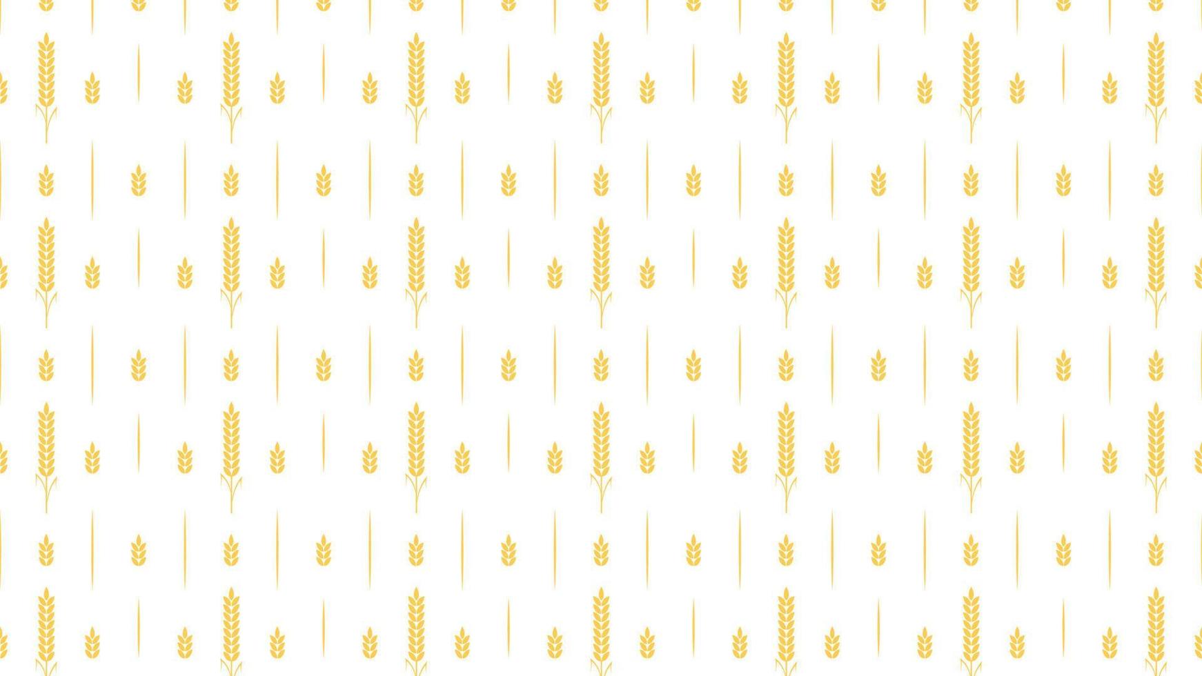 Wheat pattern wallpaper. oat symbol. free space for text. rice sign. Rice pattern wallpaper. vector