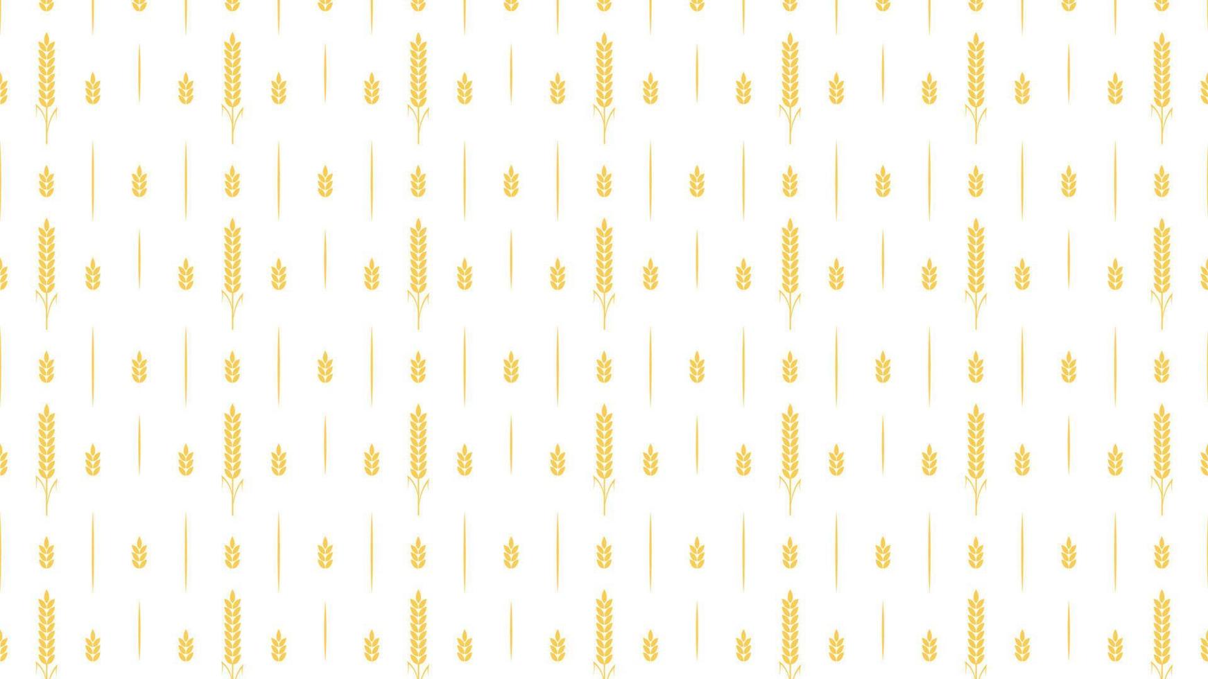 Wheat pattern wallpaper. oat symbol. free space for text. rice sign. Rice pattern wallpaper. vector