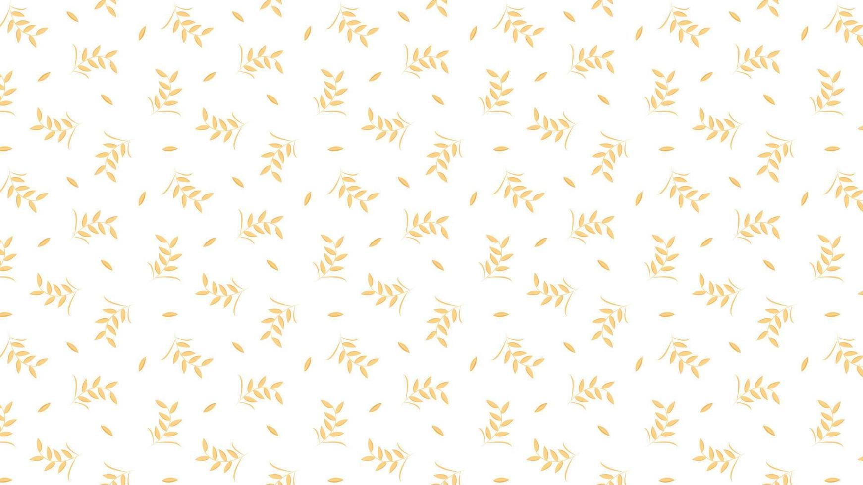 fondo de pantalla de patrón de trigo. símbolo de avena espacio libre para texto. signo de arroz. papel tapiz con patrón de arroz. vector