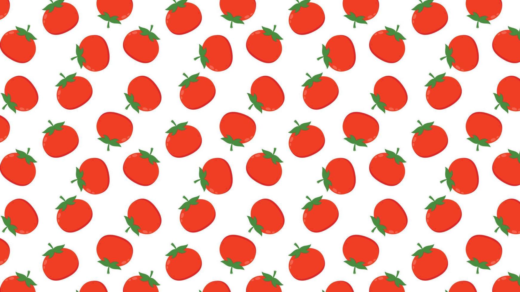 Tomato pattern wallpaper. Tomato vector. Tomato on white background. vector