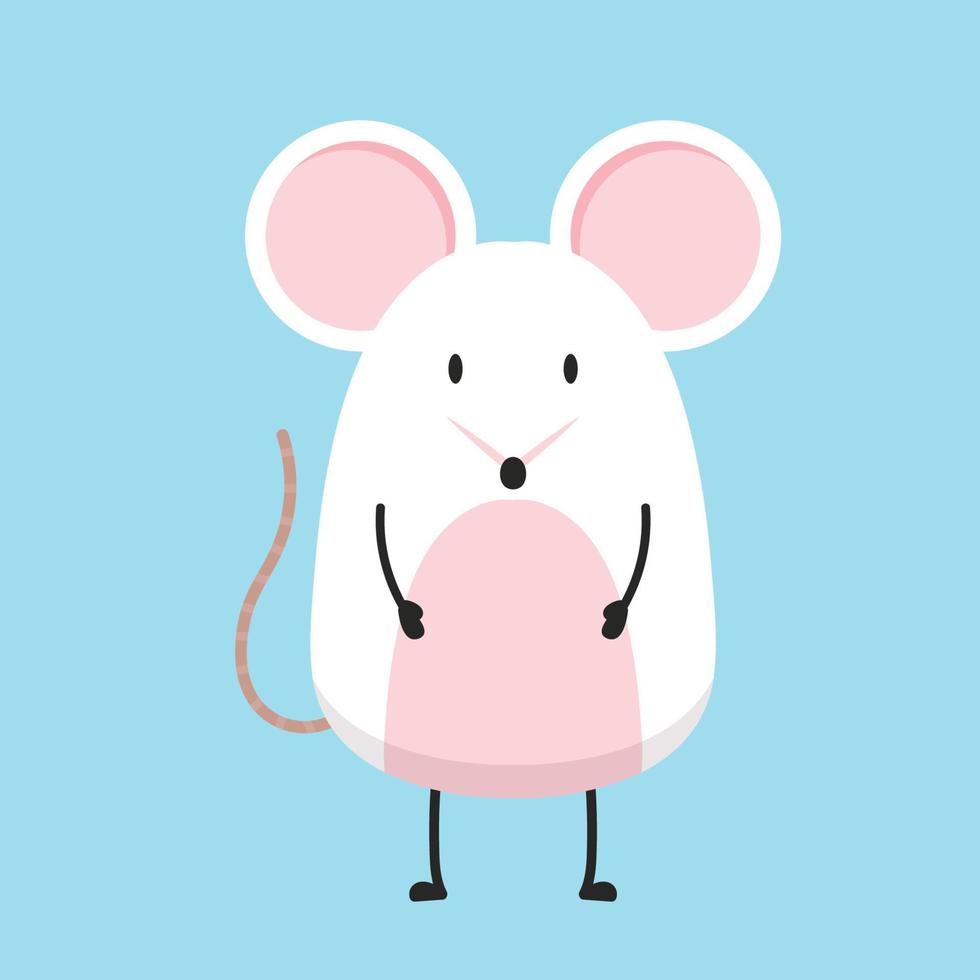 Rat character design. wallpaper. free space for text. copy space. Happy Chinese new year greeting poster. Year of the rat wallpaper. vector