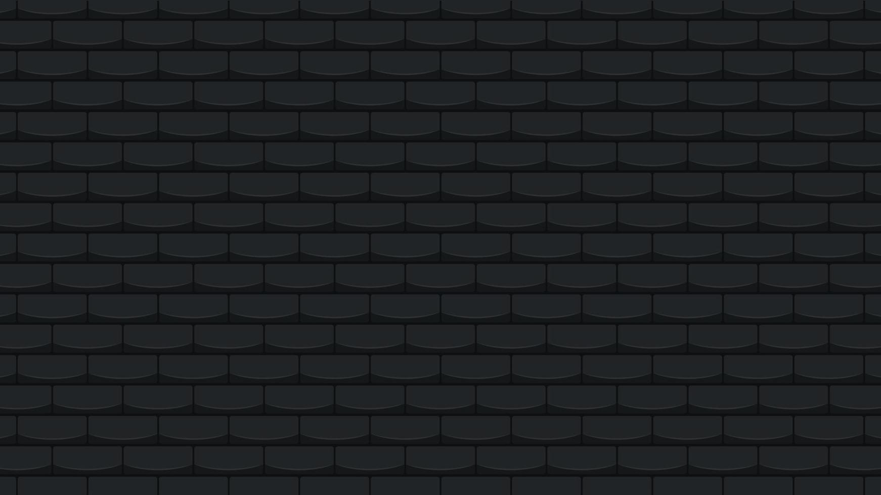 Brick pattern wallpaper. Brick wall background. black brick wallpaper. vector