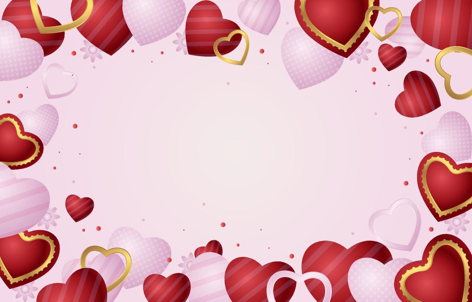 Valentine's Day Background vector