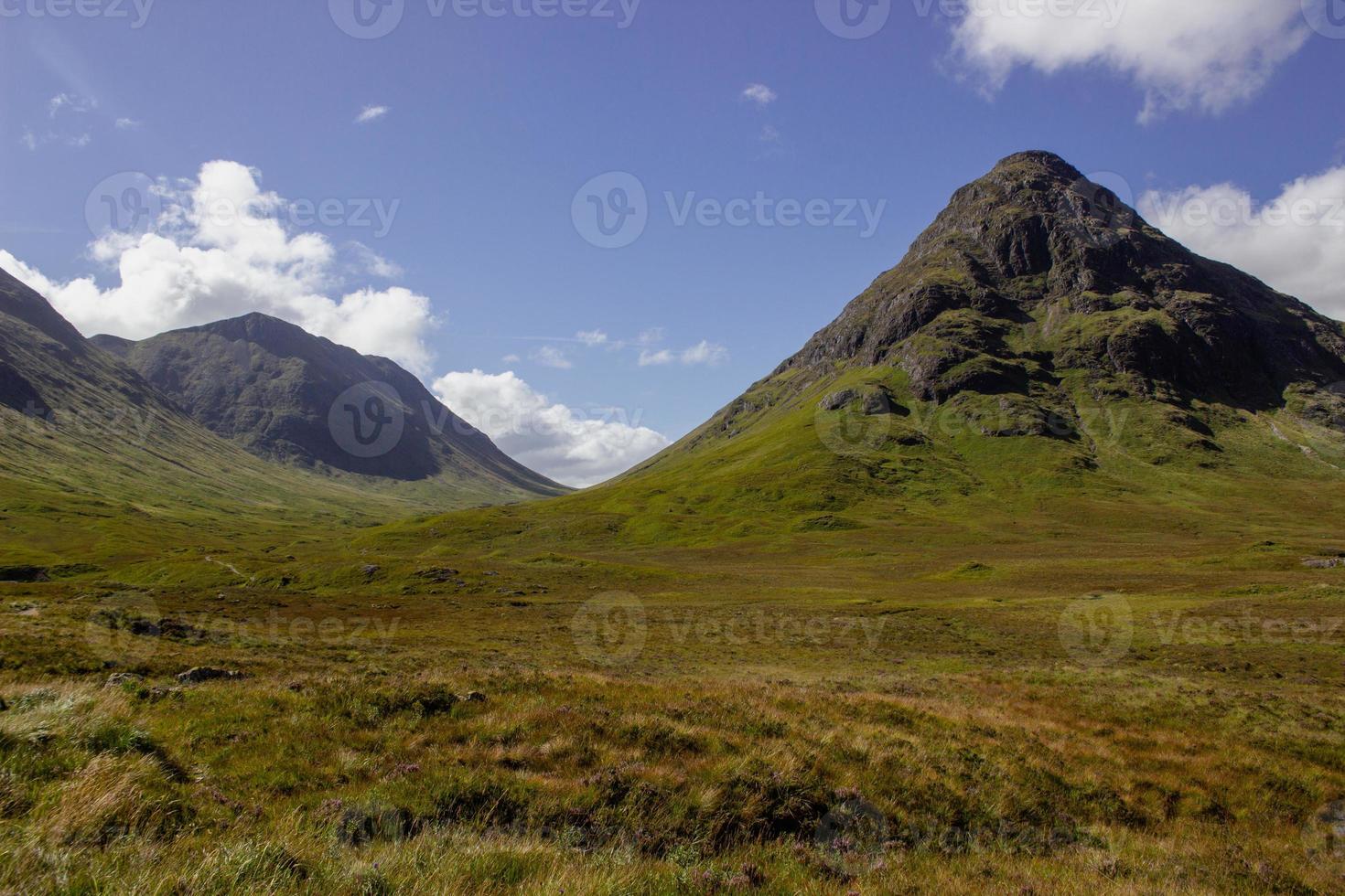 the mountain pass in Scotland photo