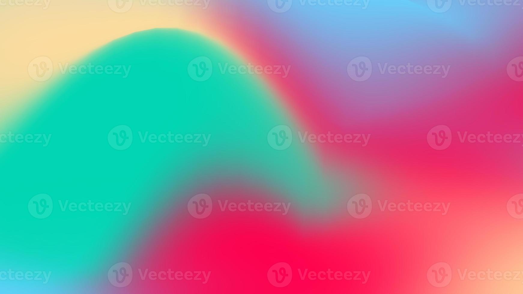 Free vector gradient blur red green blue yellow abstract background photo