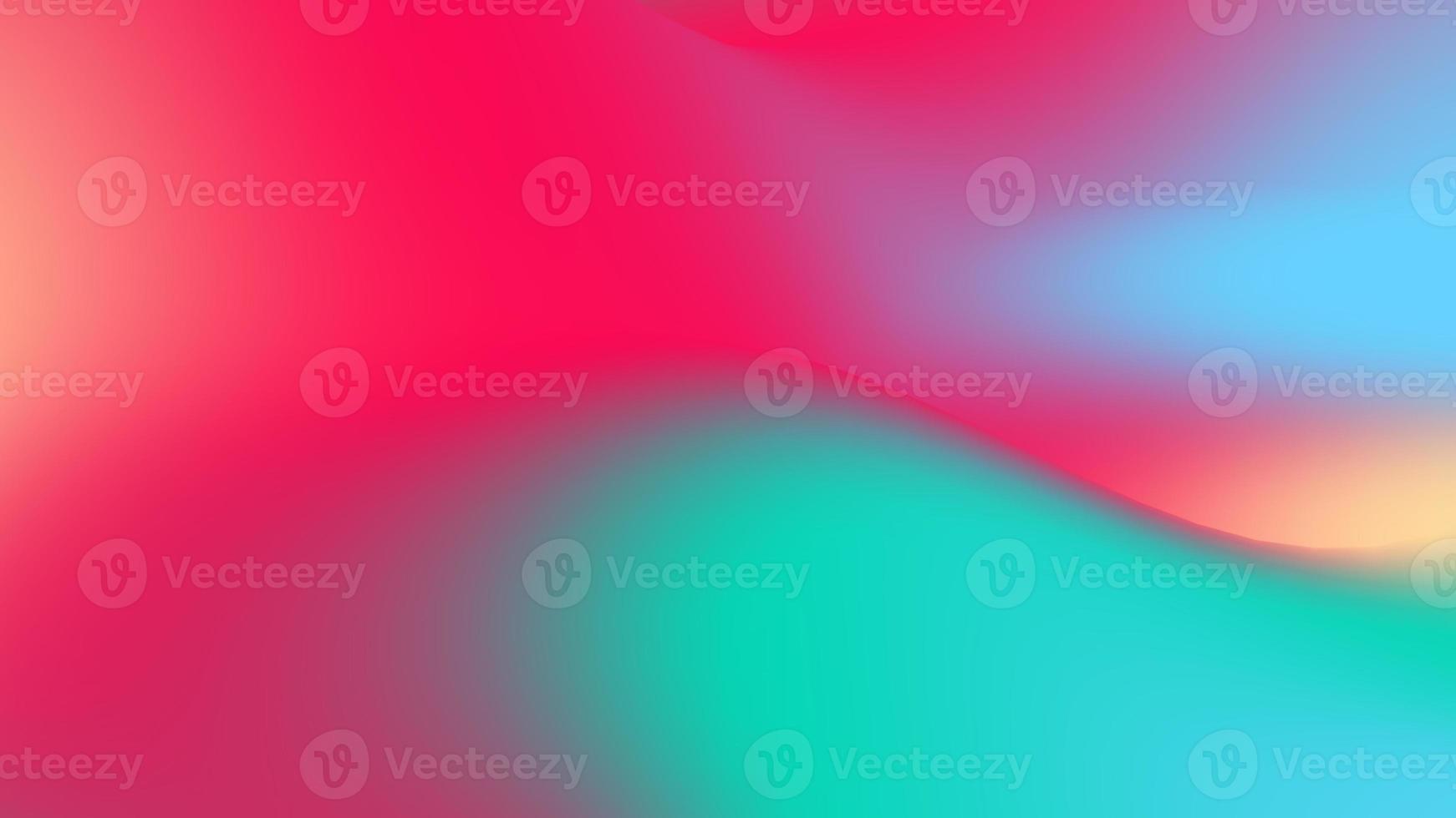 Free vector gradient blur red green blue yellow abstract background photo