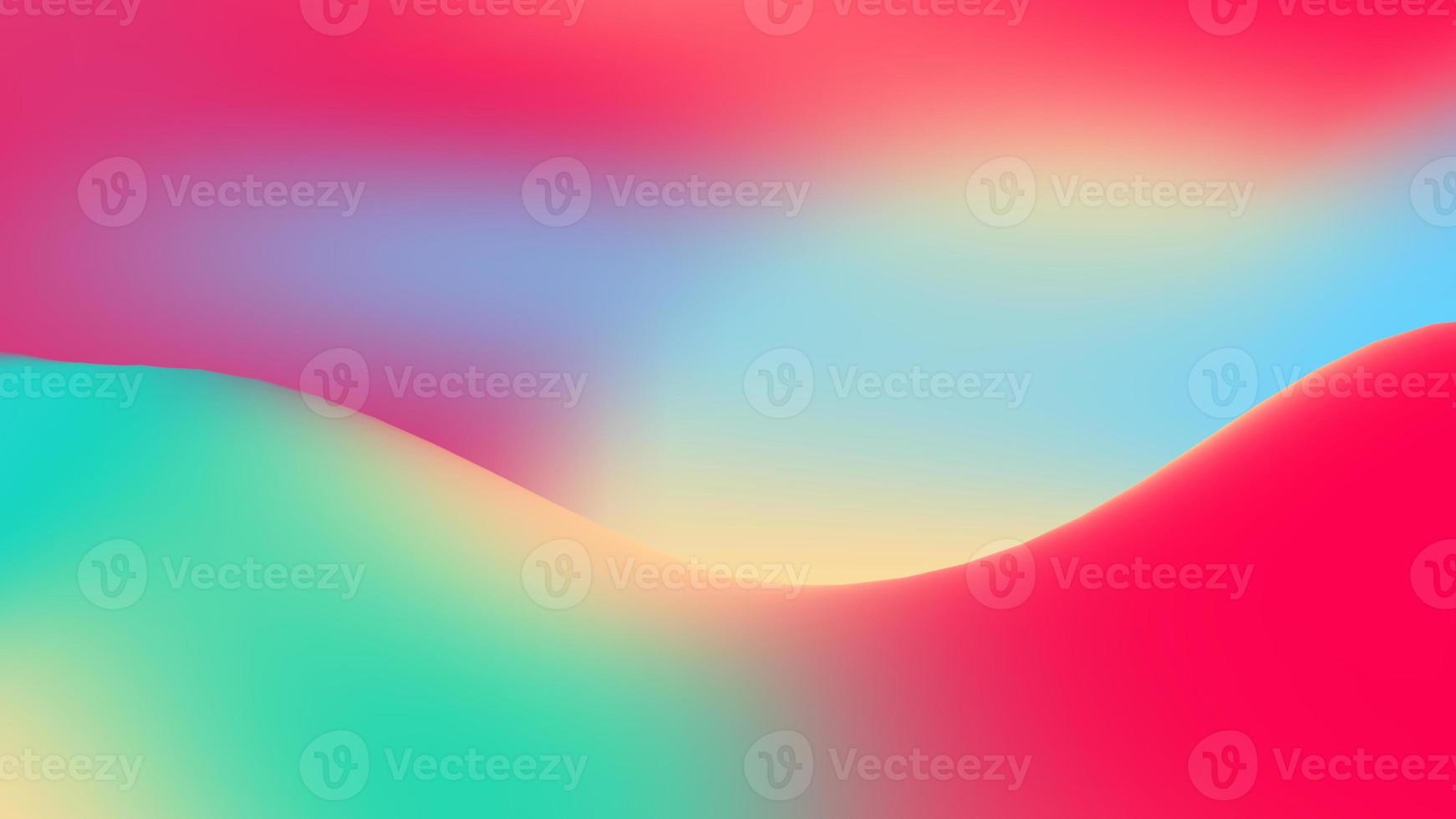 Free vector gradient blur red green blue yellow abstract background photo