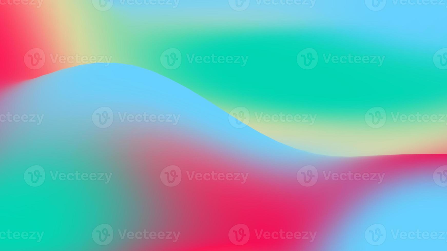 Free vector gradient blur red green blue yellow abstract background photo