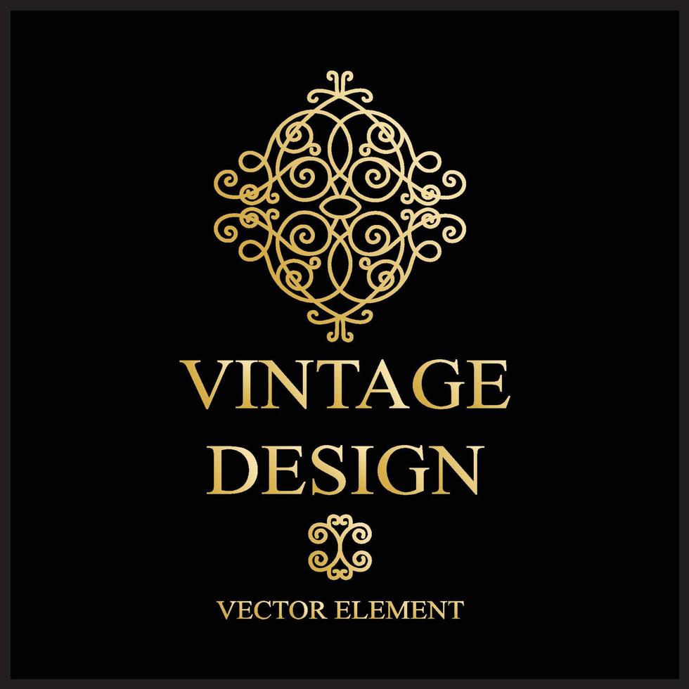 diseño de registro vintage vector