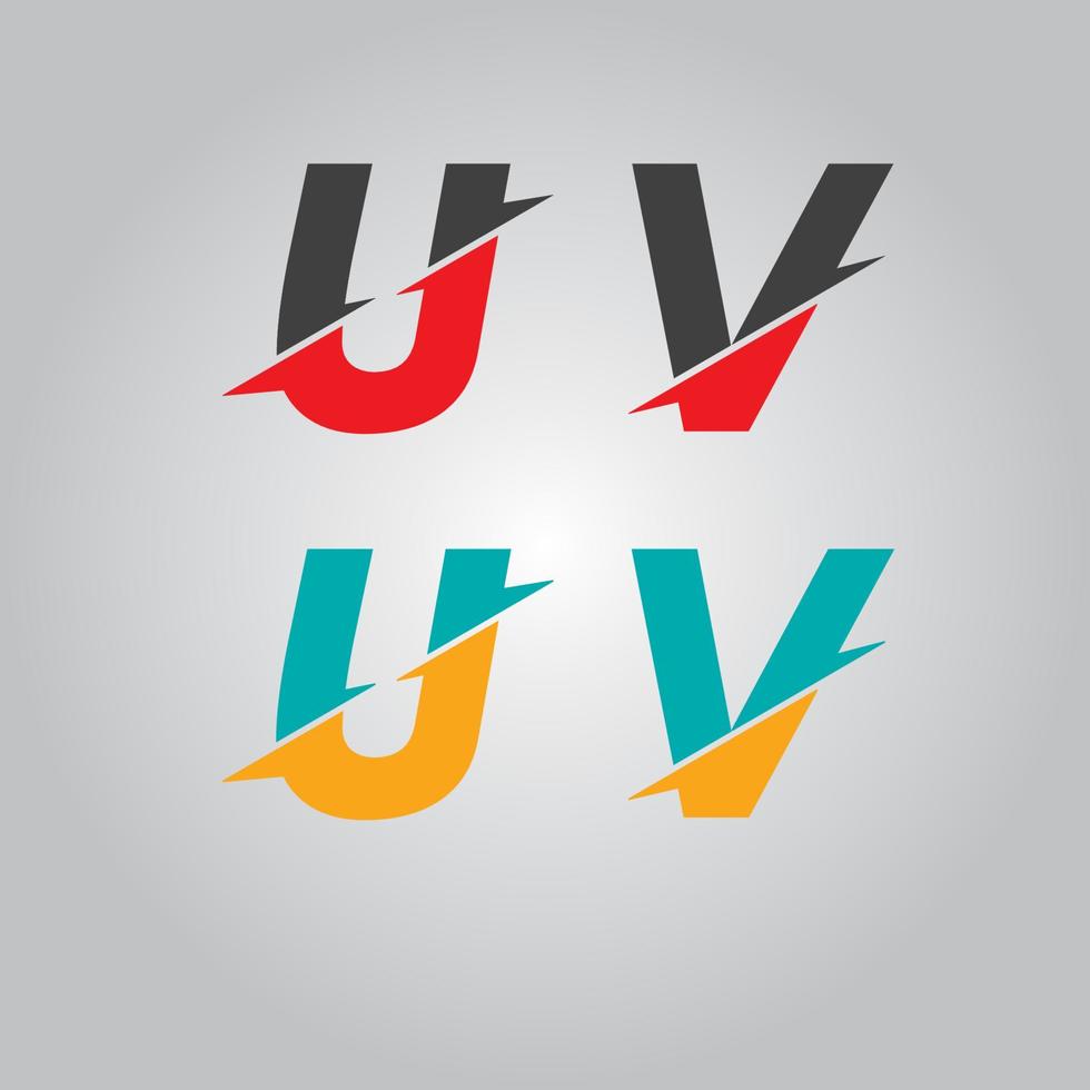 Alphabets logo design vector
