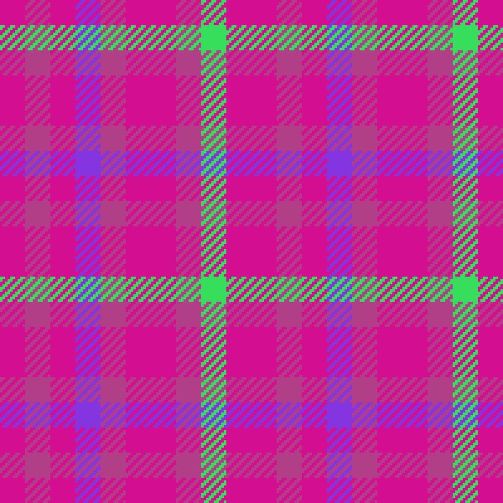 Plaid texture seamless. Vector background textile. Check tartan fabric pattern.