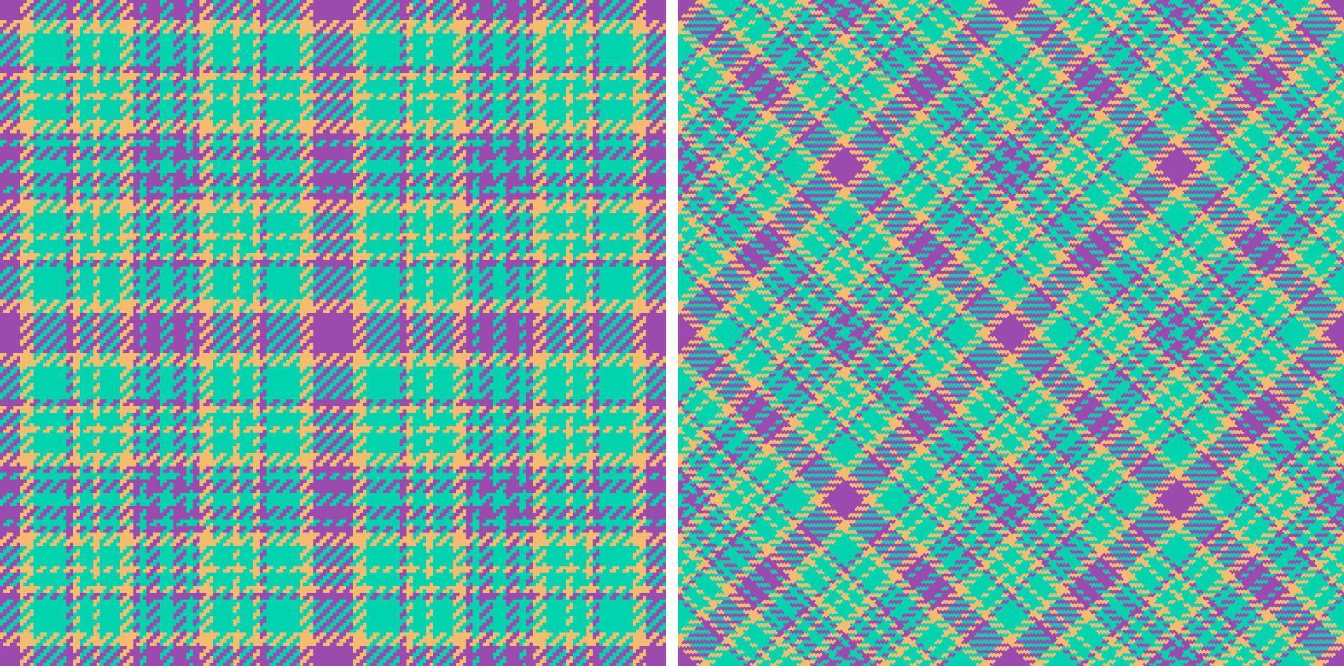 Textile vector seamless. Background fabric pattern. Check tartan texture plaid.