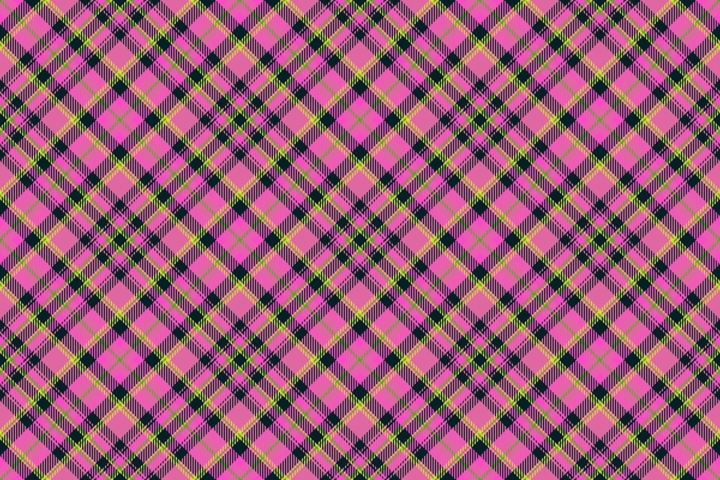 Check pattern texture. Textile seamless background. Vector tartan fabric plaid.