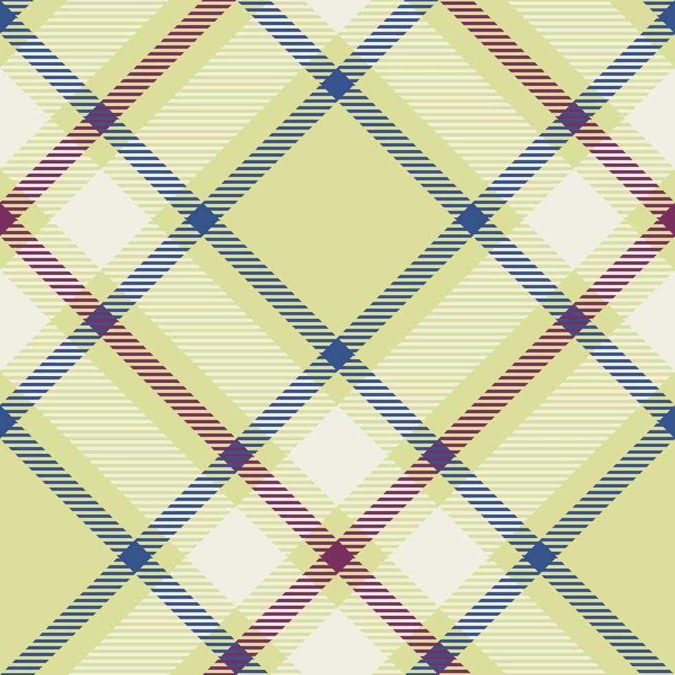 Plaid pattern vector. Check fabric texture. Seamless textile design for clothes, paper print. vector