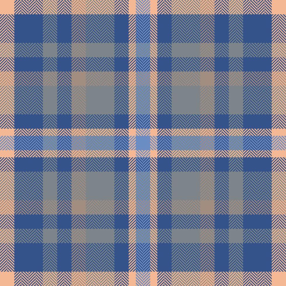 Plaid check pattern. Seamless fabric texture. Tartan textile print. vector
