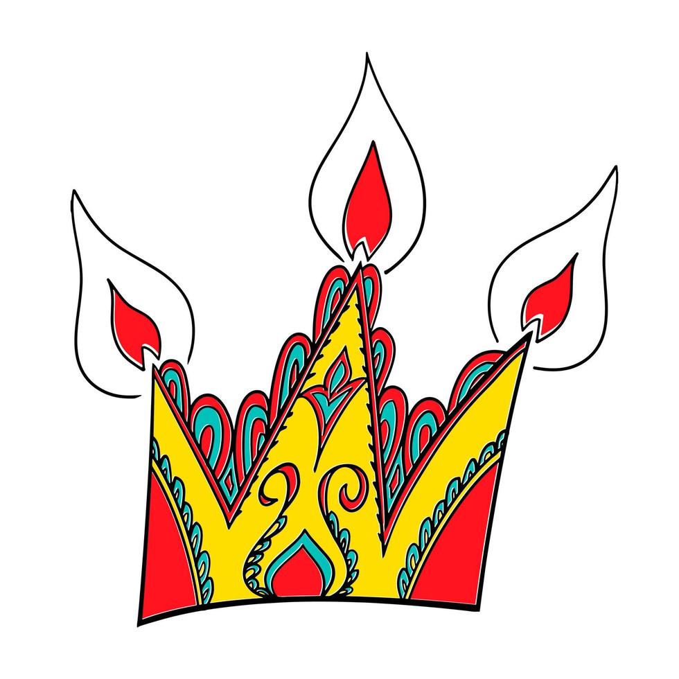 Crown icon vector illustration sign