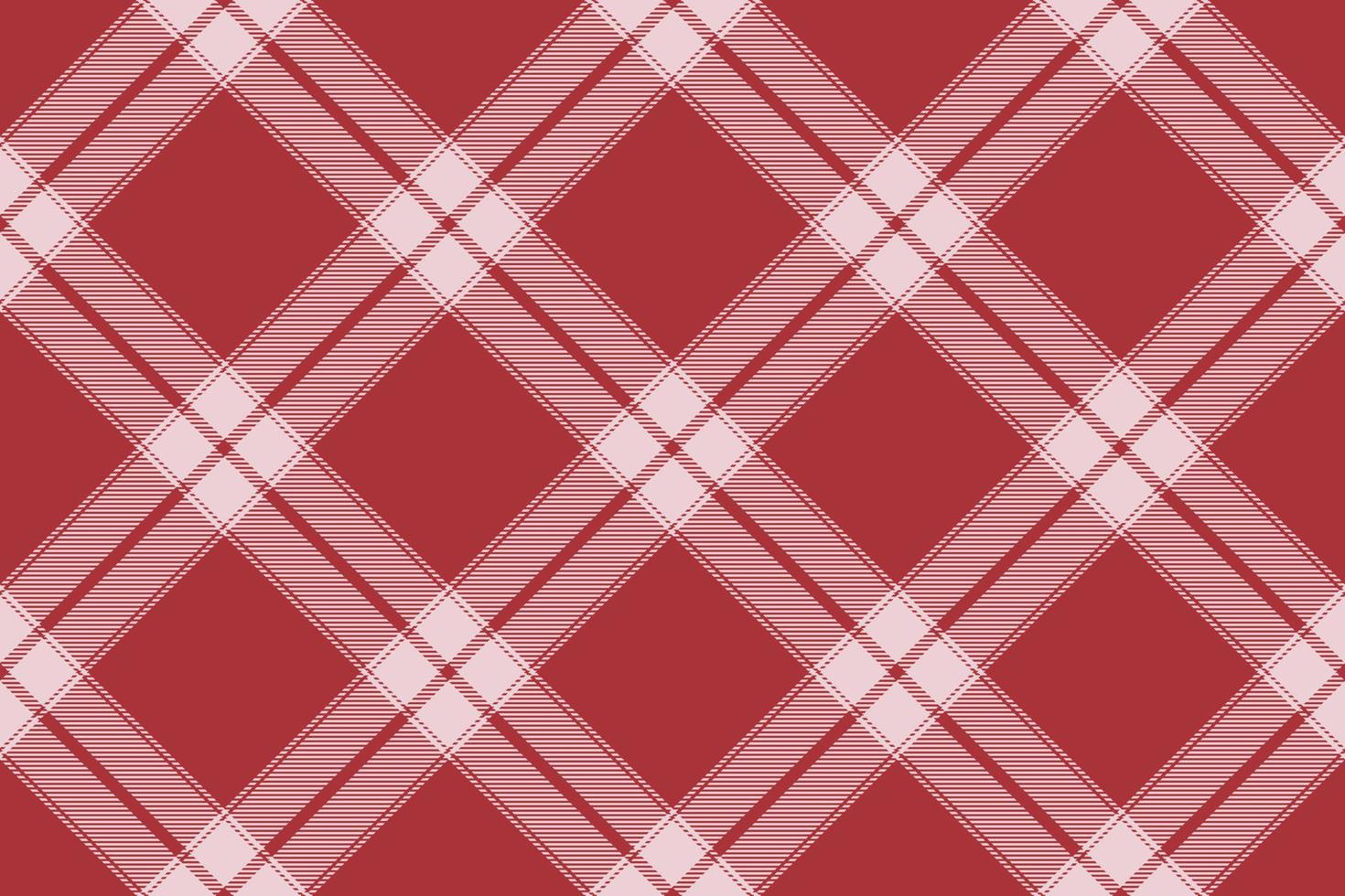 Tartan plaid background, diagonal check seamless pattern. Vector fabric texture for textile print, wrapping paper, gift card, wallpaper.