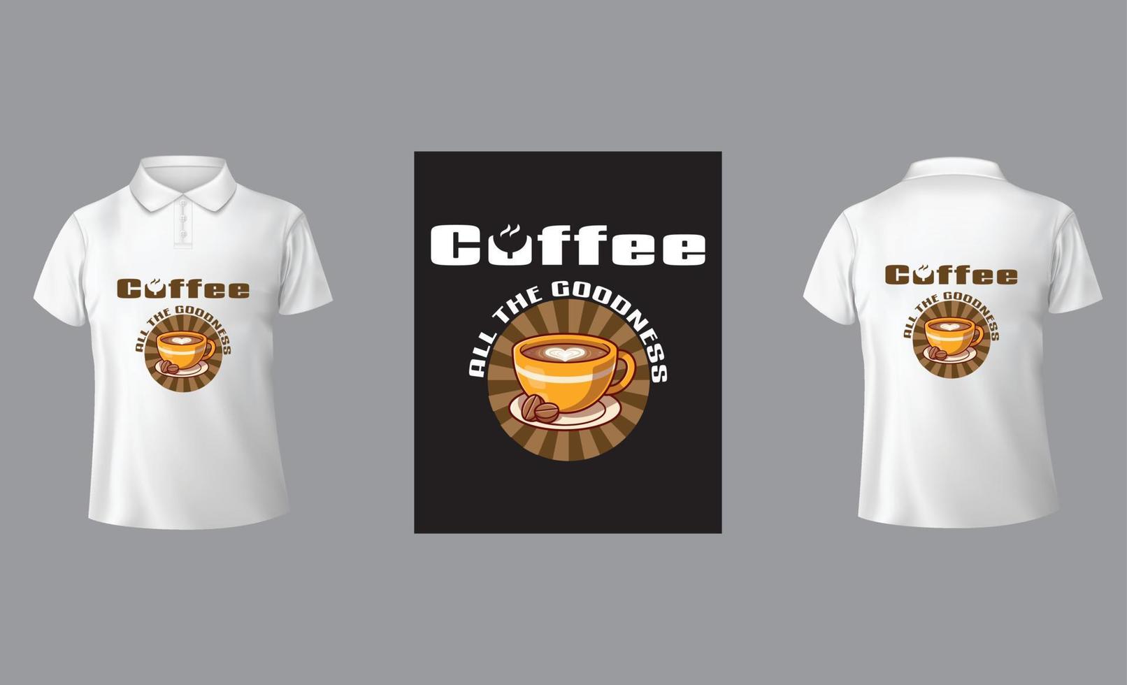Coffe be kind camiseta linda camiseta gráfica bendecida, profesor inspirador divertido. vector