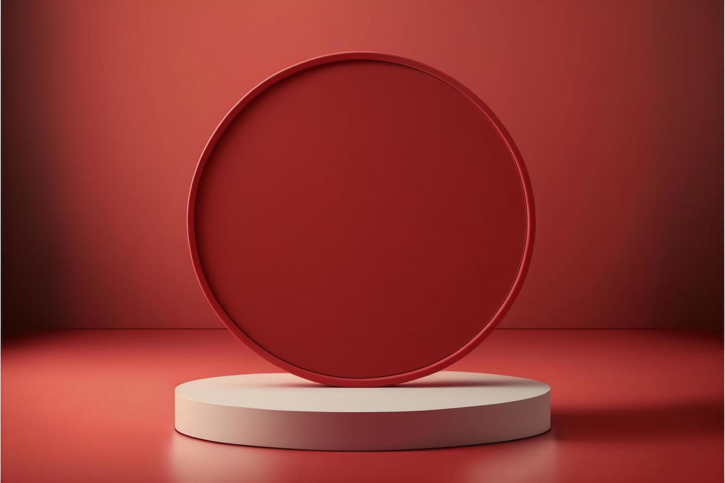 3D Rendering Podium Stage For Product Display Mockup Business photo