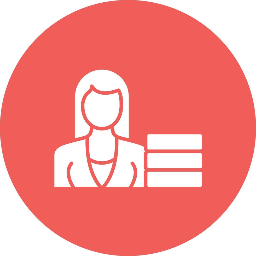 Influencer Compensation Glyph Circle Background Icon vector