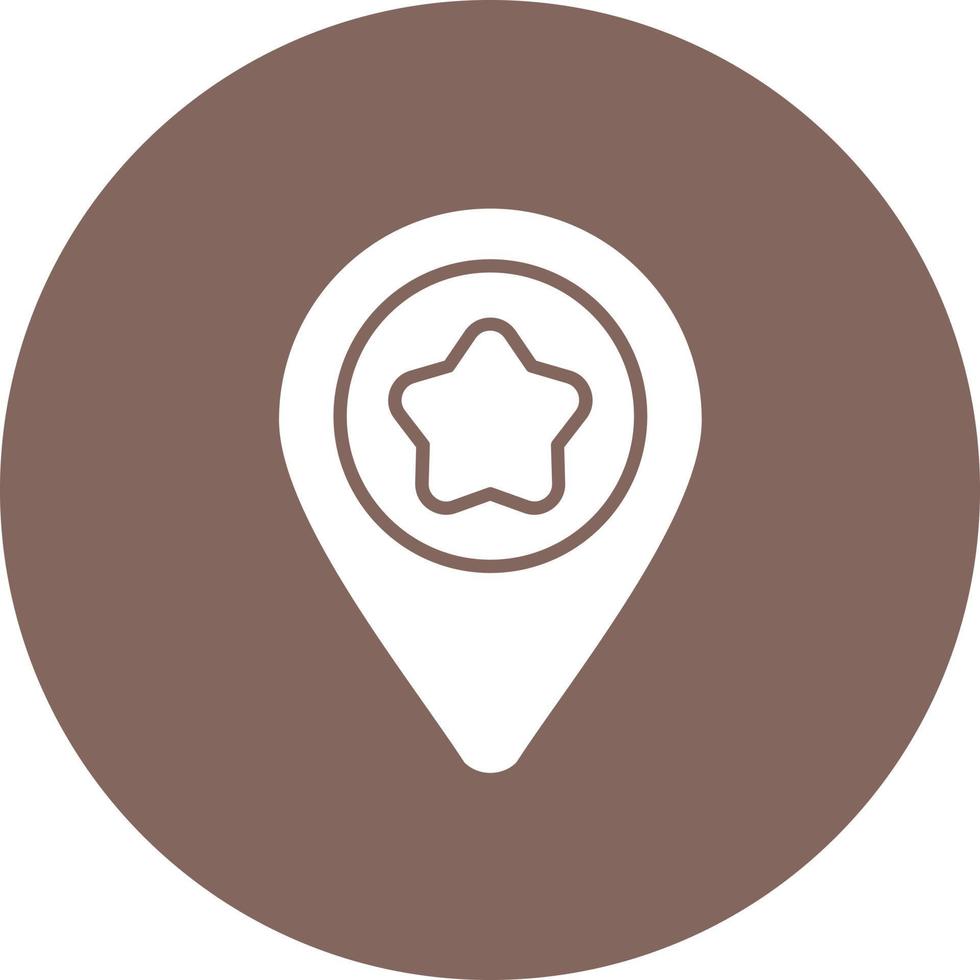 Positioning Glyph Circle Background Icon vector