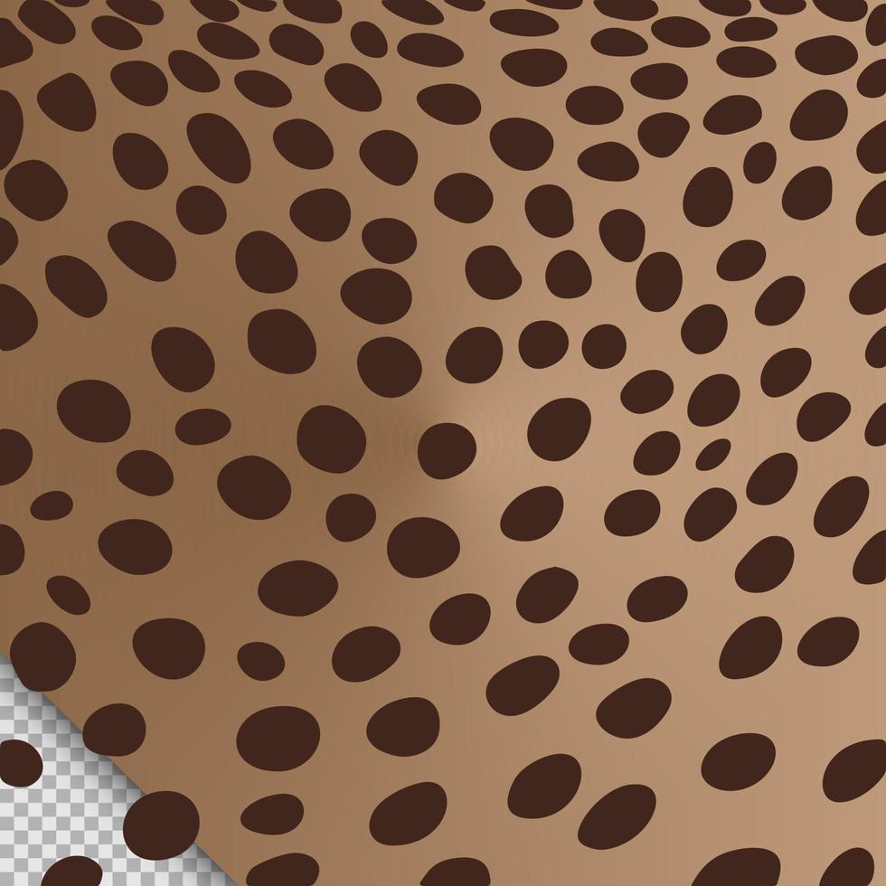 patrón de piel de hiena manchada de vector