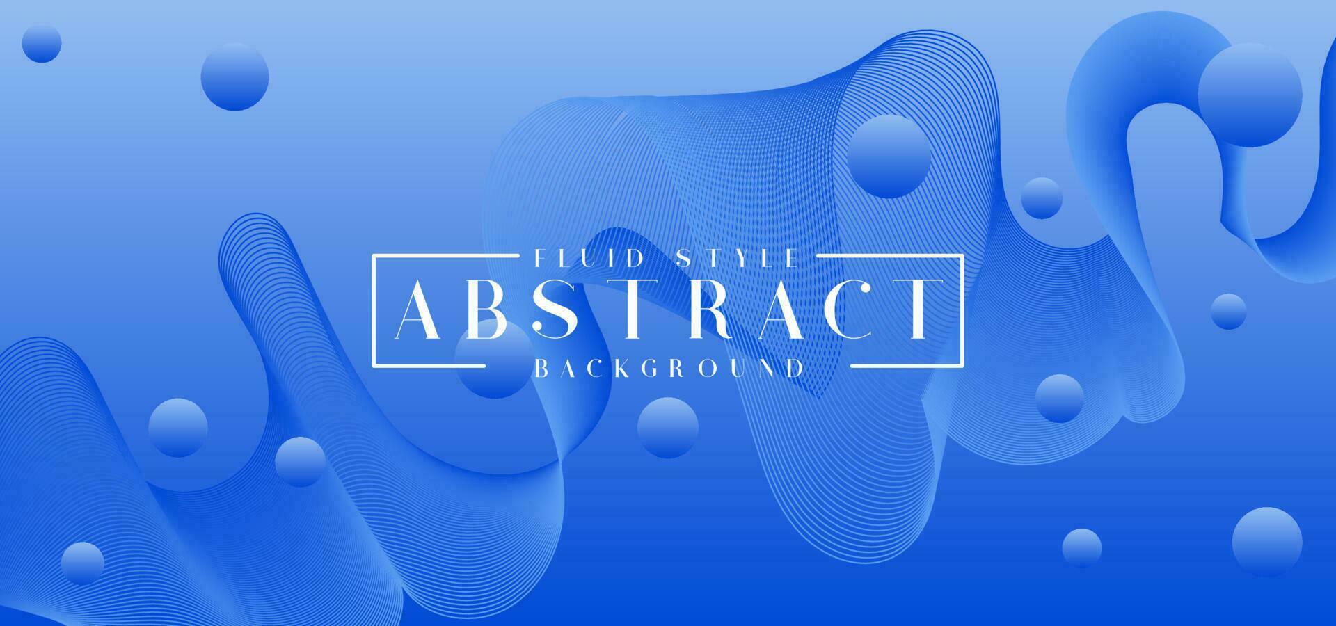 abstract background with fluid style vector
