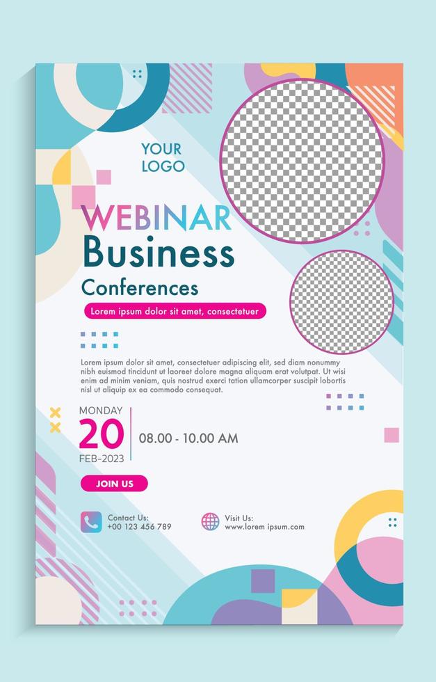 Business Essential Poster Template vector