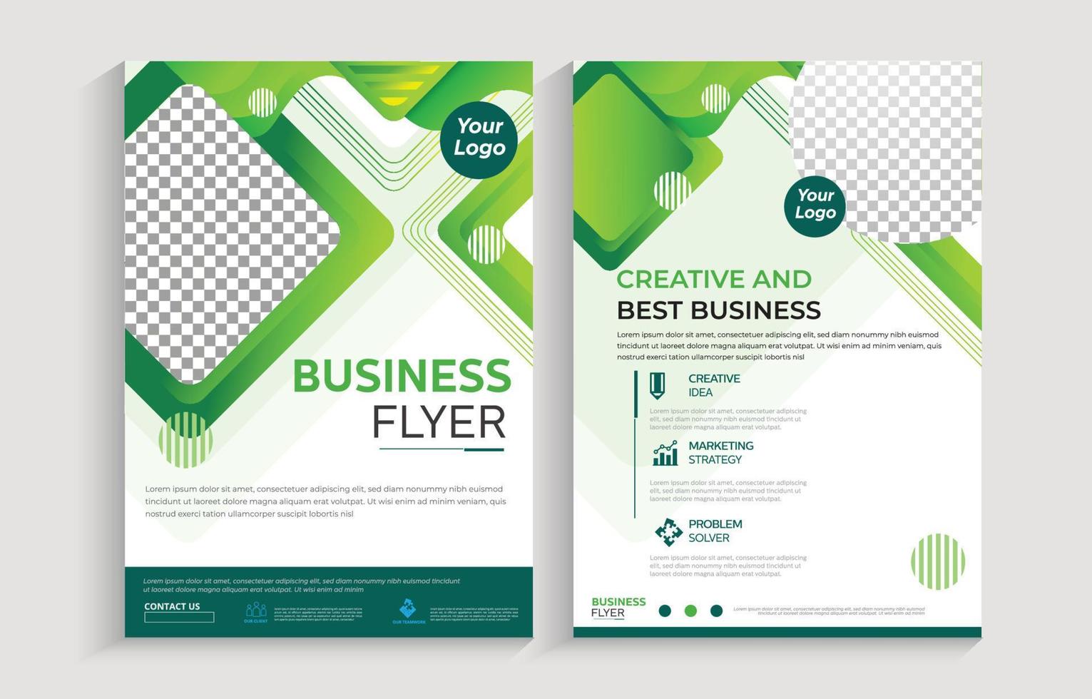 Business Essential Flyer Template vector