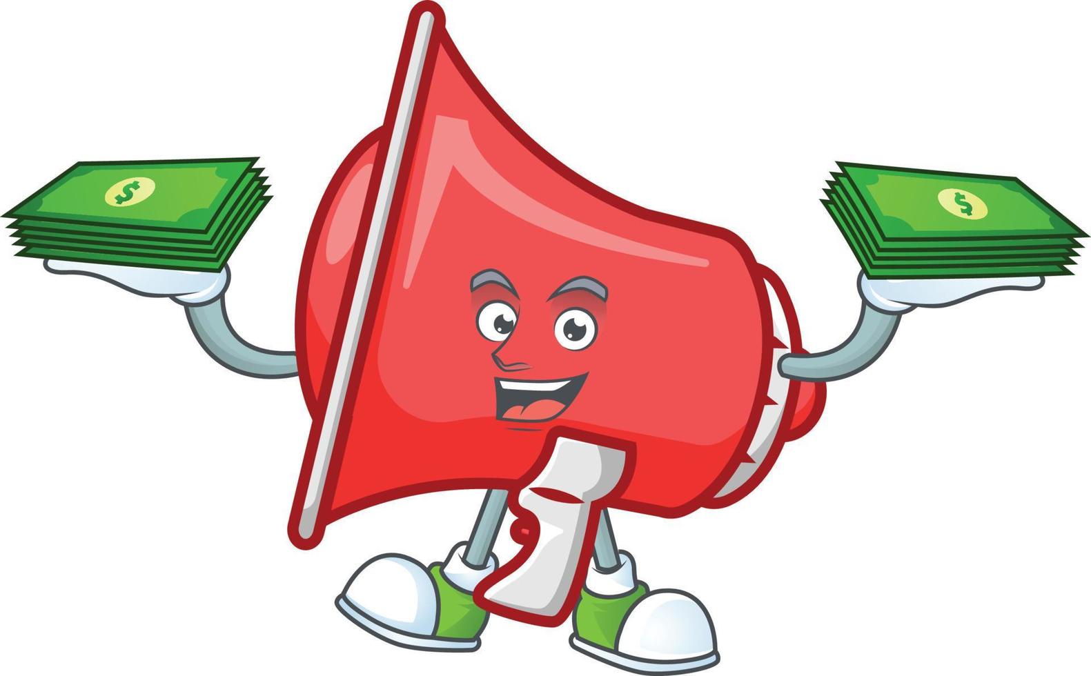 Red Loadspeaker Vector