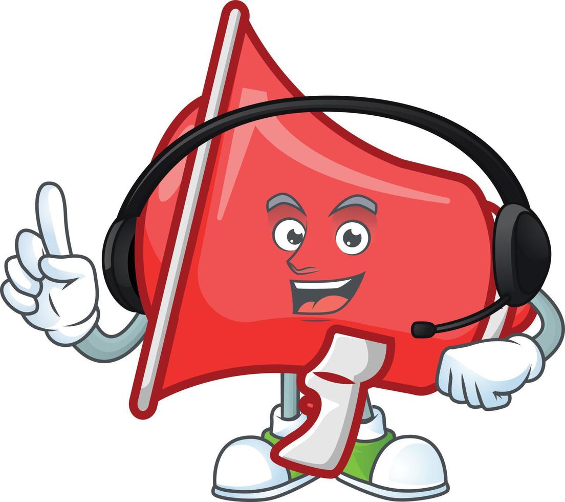Red Loadspeaker Vector