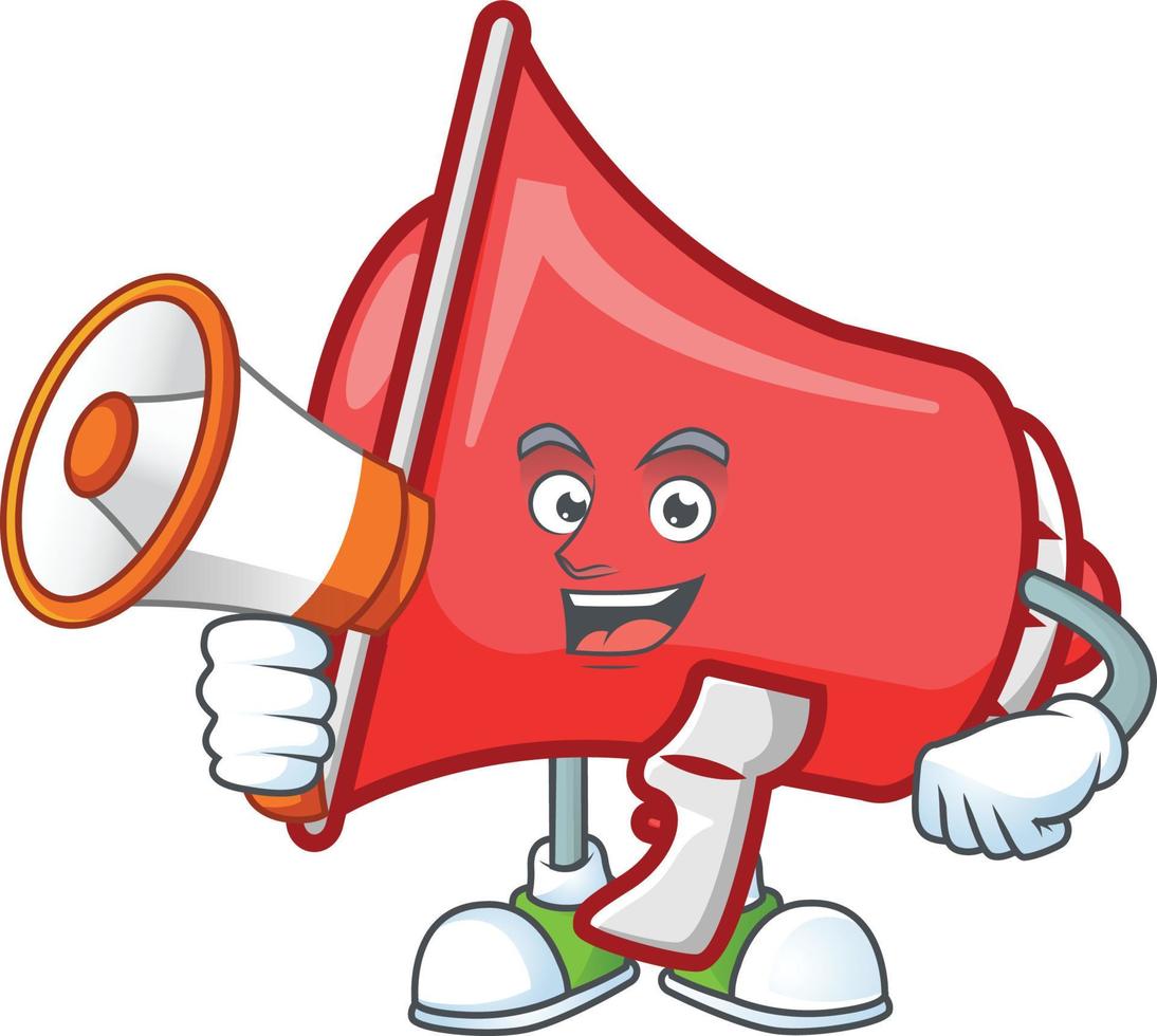 Red Loadspeaker Vector