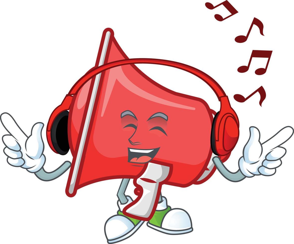 Red Loadspeaker Vector