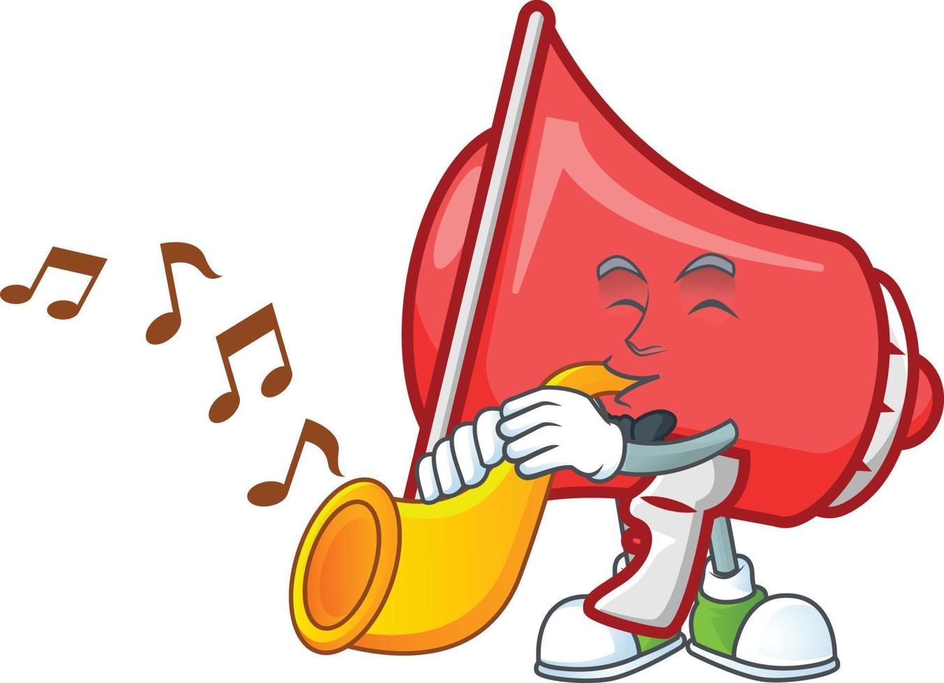 Red Loadspeaker Vector