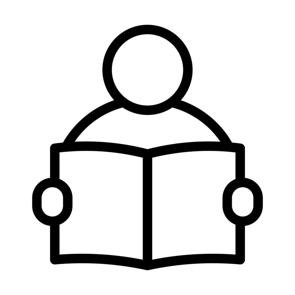 Reading Icon Design vector