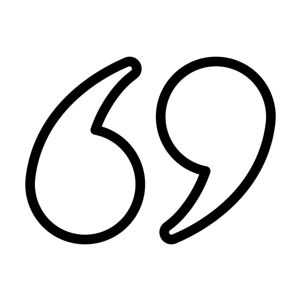 Quotes Icon Design vector