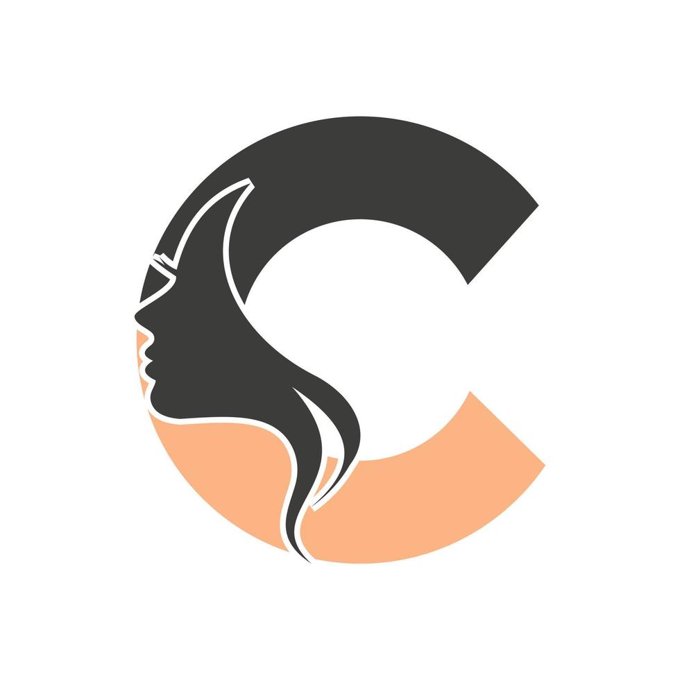 Initial Letter C Beauty Spa Logo Design Concept For Spa, Fashion, Salon, Cosmetic Vector Template