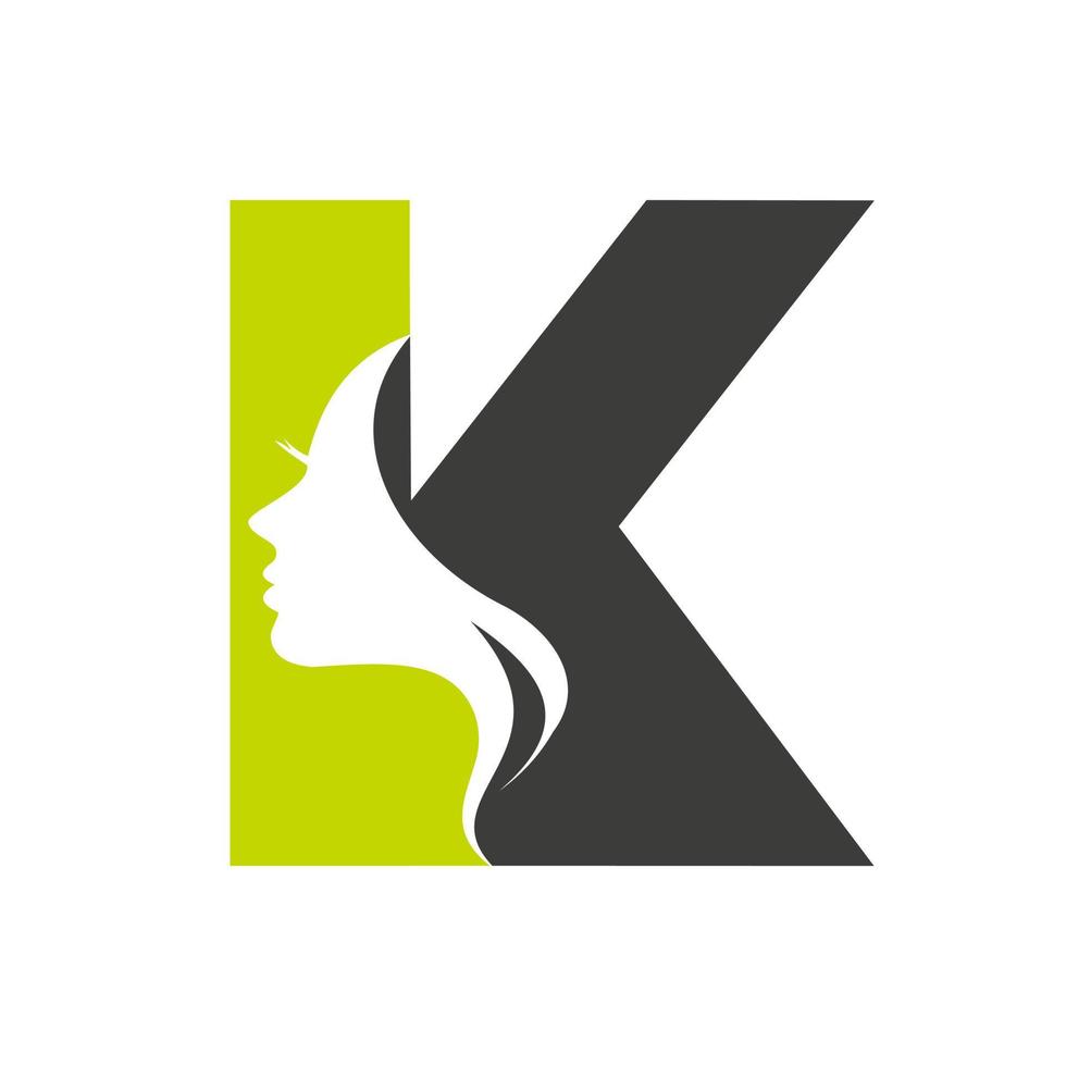 Initial Letter K Beauty Spa Logo Design Concept For Spa, Fashion, Salon, Cosmetic Vector Template