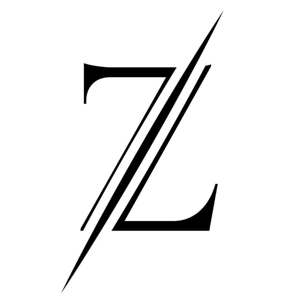 plantilla de diseño de logotipo monograma letra z. diseño de logotipos de lujo, belleza y moda vector