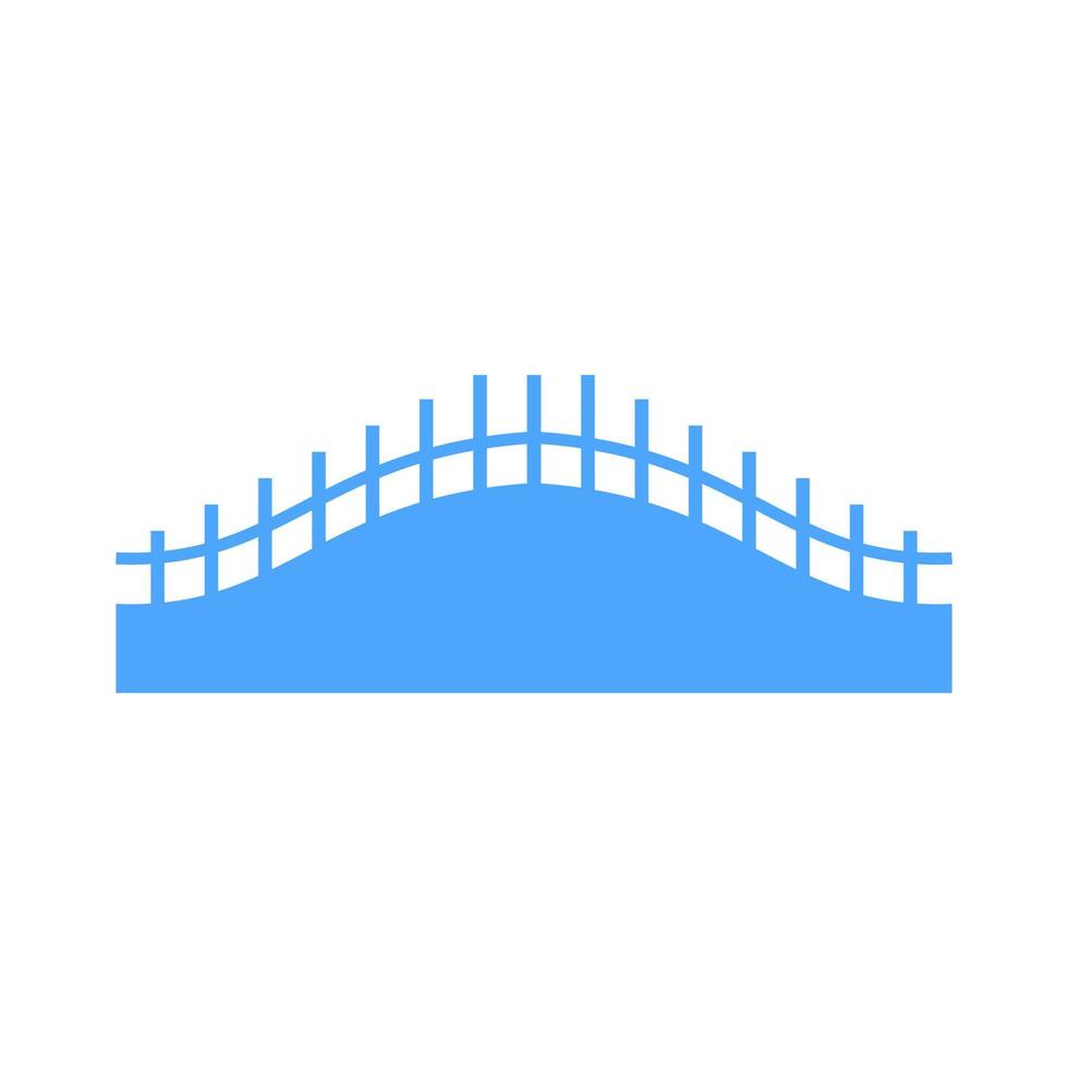 Bridge Logo for Transportation, Journey and Construction Business Vector Template