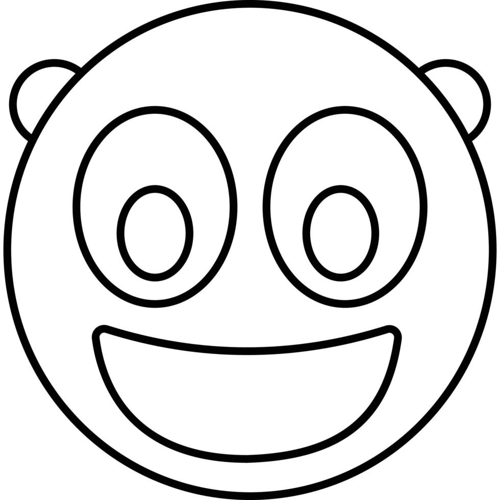 Laugh which can easily edit or modify vector